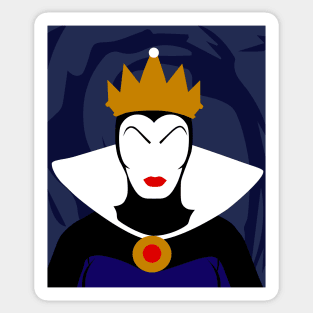 Minimal Evil Queen Sticker